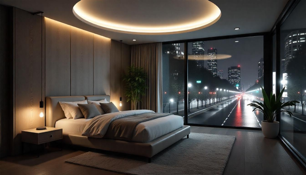 Circular POP Design for Bedroom