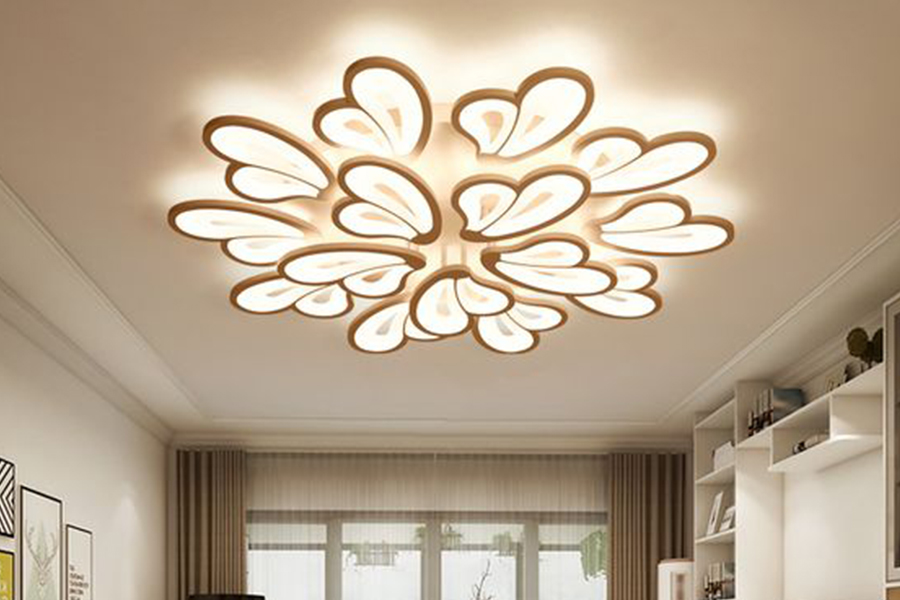 Floral Motif POP Design for Bedroom