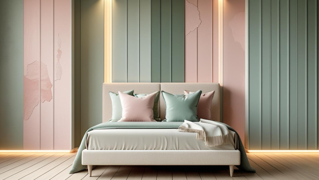 POP Paneling Behind the Bed