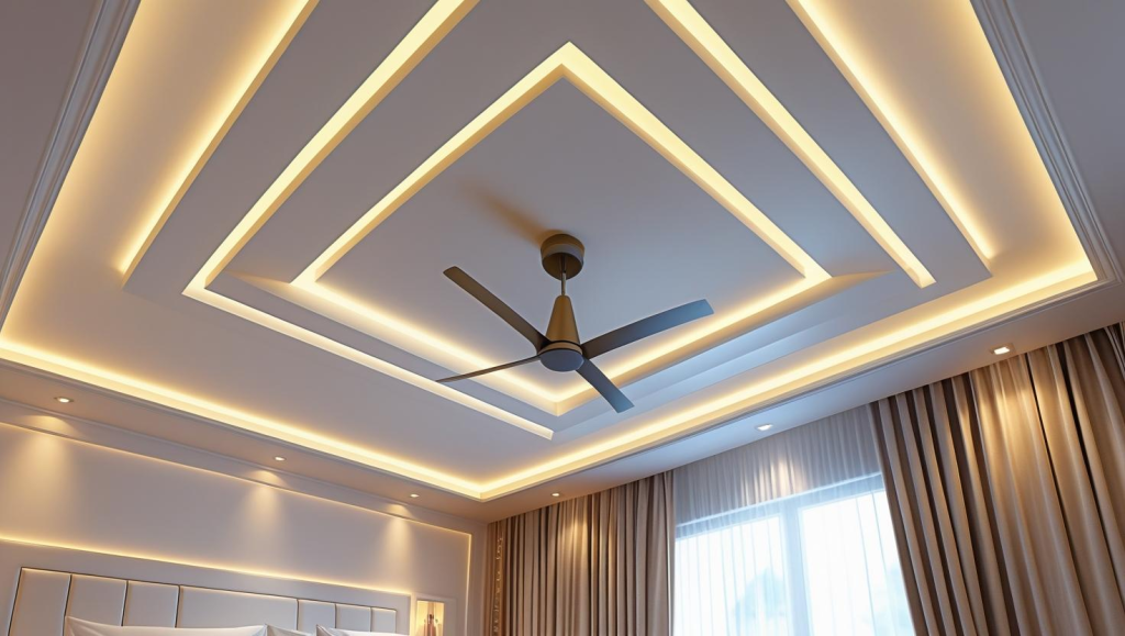 Plus Minus POP Design for Bedroom