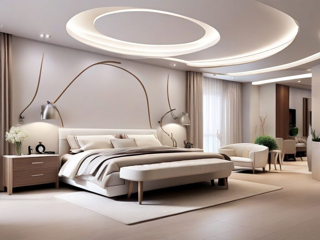 gypsum pop design for bedroom