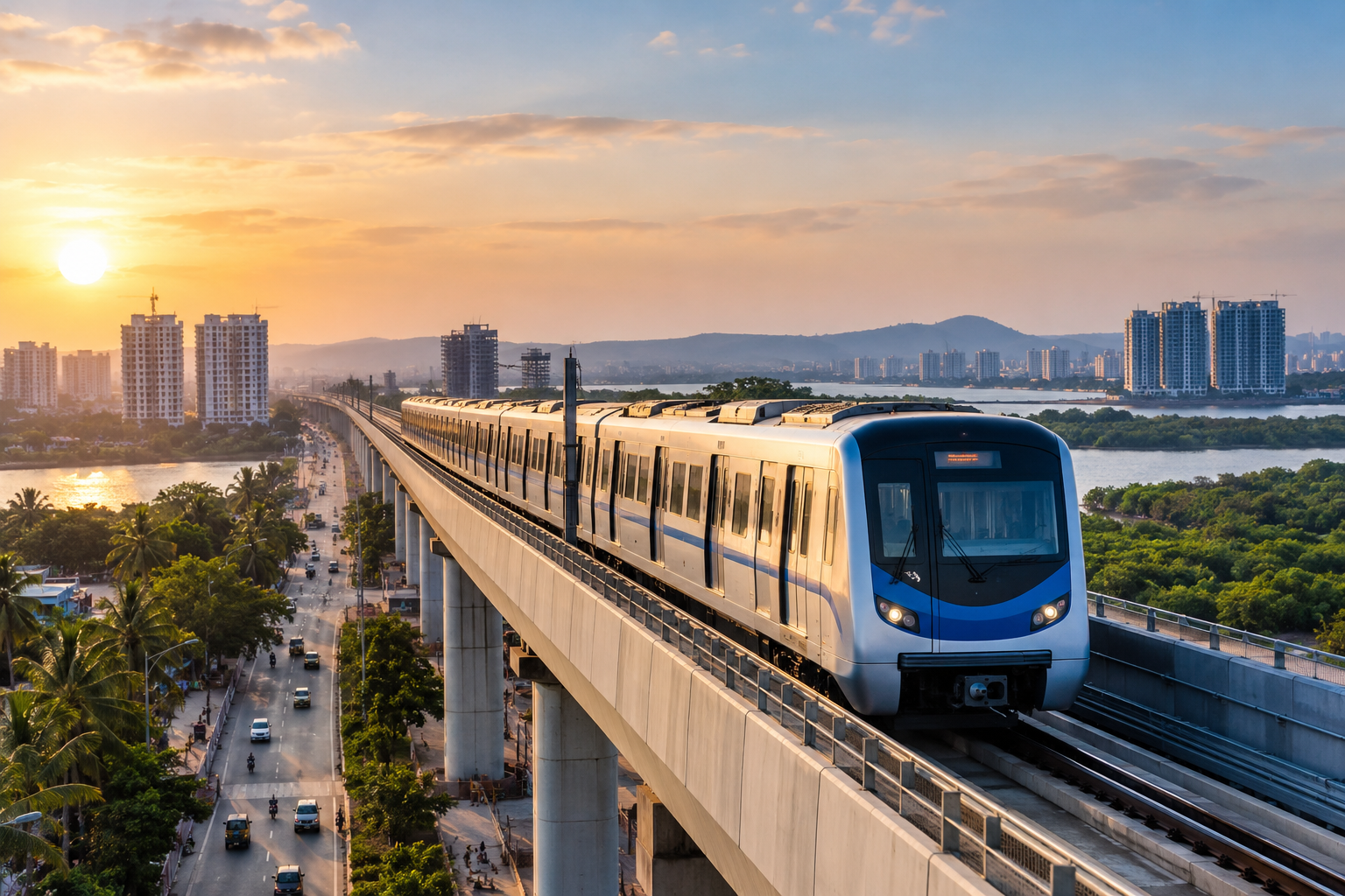 Bhayandar to Vasai in Just 10 Minutes with Metro 13